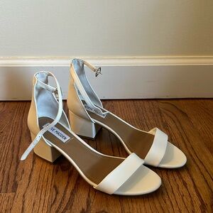 White Steve Madden Heels